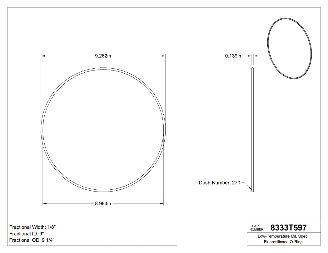 Technical drawing - 8333T597